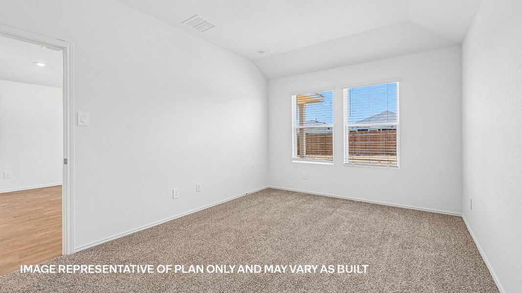 Representative unfurnished interior of a home built from the The Darcy by D.R. Horton in Marigold, Kyle (Image 15).