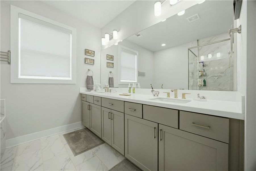 Furnished interior view inside a new home in , Cumming (Image 11).