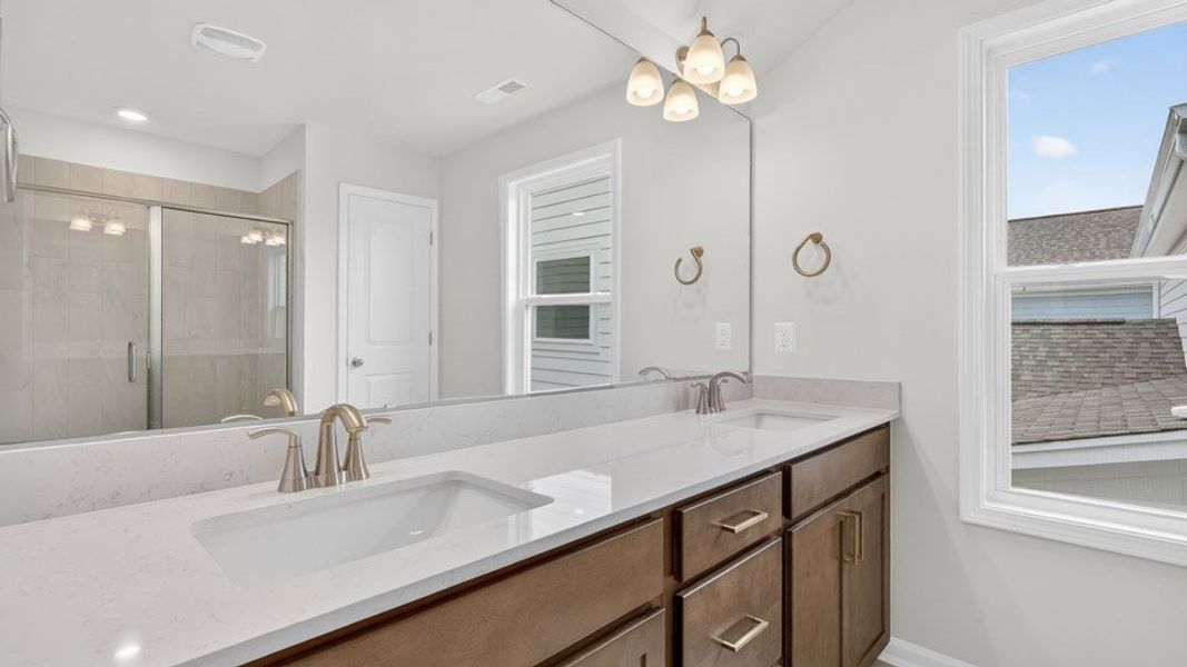 Furnished interior view inside a new home in Madden West, Fuquay Varina (Image 8).