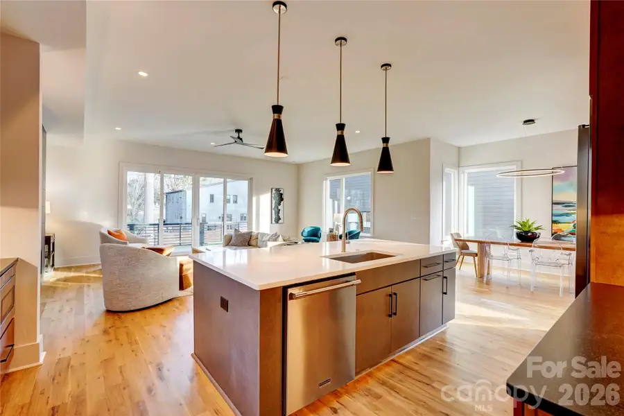 Furnished interior view inside a new home in , Charlotte (Image 12).