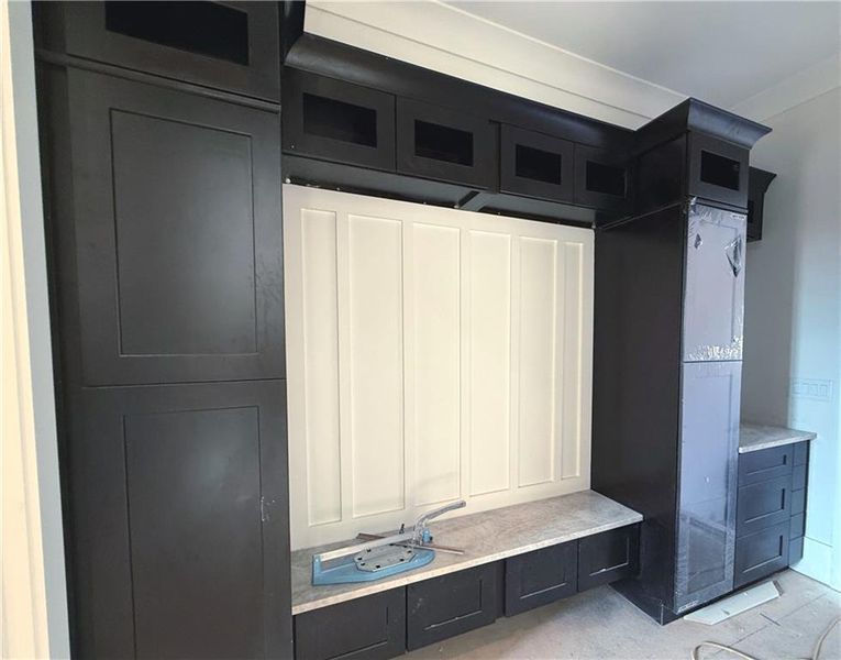 In-progress construction of a new home in , Buford, GA (Image 7).