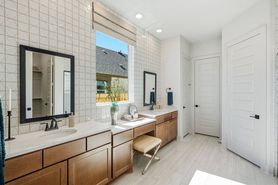 Representative furnished interior of a home built from the Lauren by Chesmar Homes in Alsatian Oaks, Castroville (Image 10).