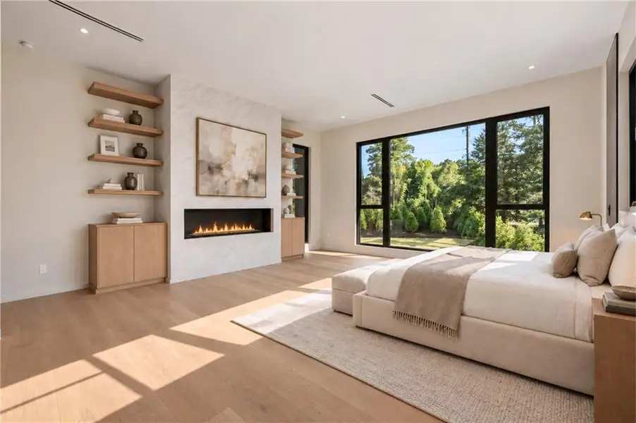 Furnished interior view inside a new home in , Marietta (Image 39).
