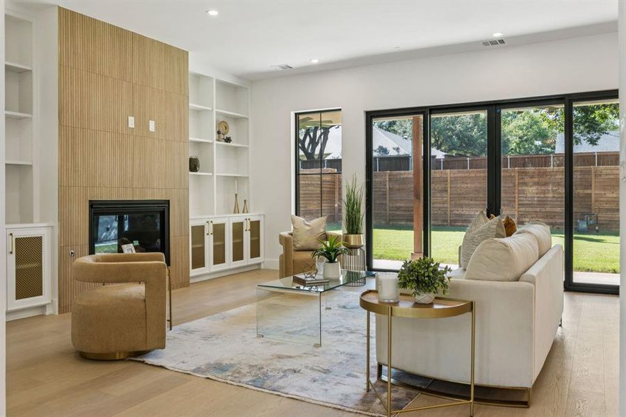 Furnished interior view inside a new home in , Dallas (Image 6).