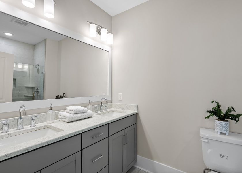 Representative furnished interior of a home built from the Wayside by Bill Clark Homes in The Sanctuary at Sunset Beach, Sunset Beach (Image 14).