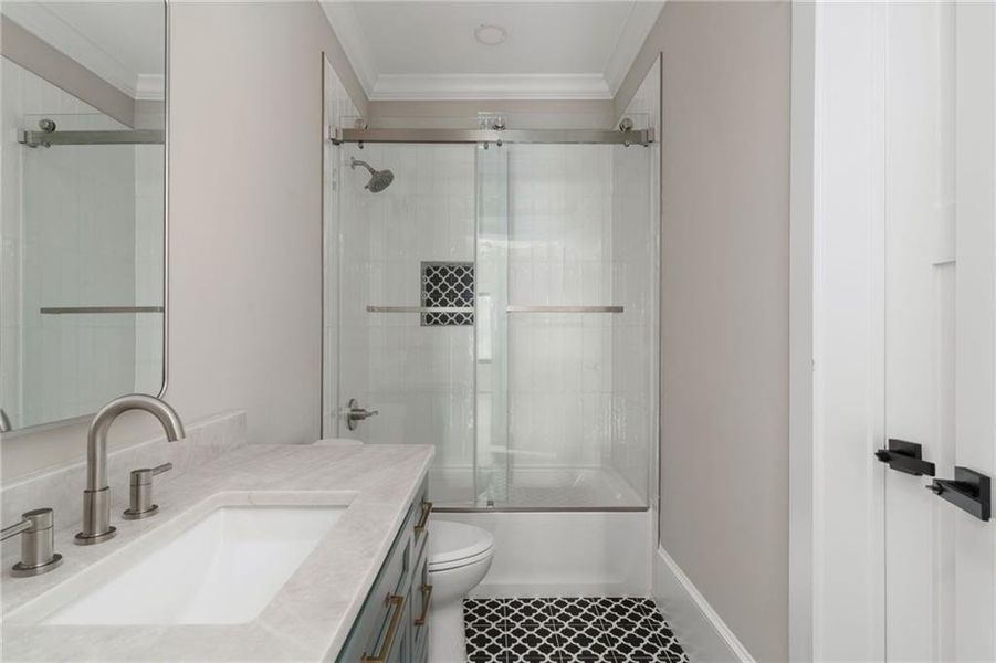 Furnished interior view inside a new home in , Canton (Image 38).