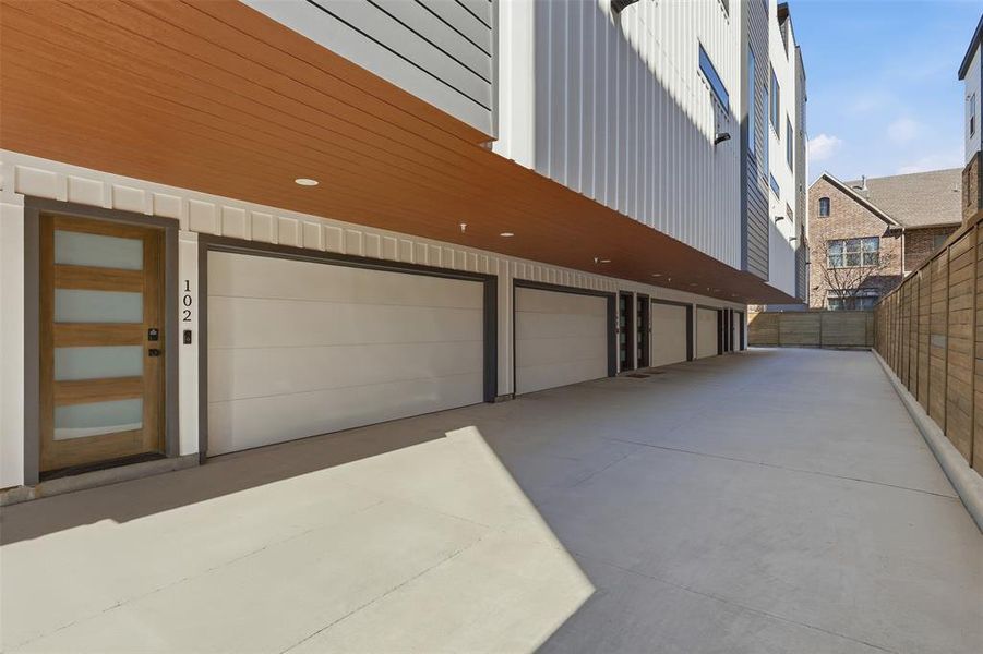 Exterior details and patio area of a home in , Dallas (Image 21).