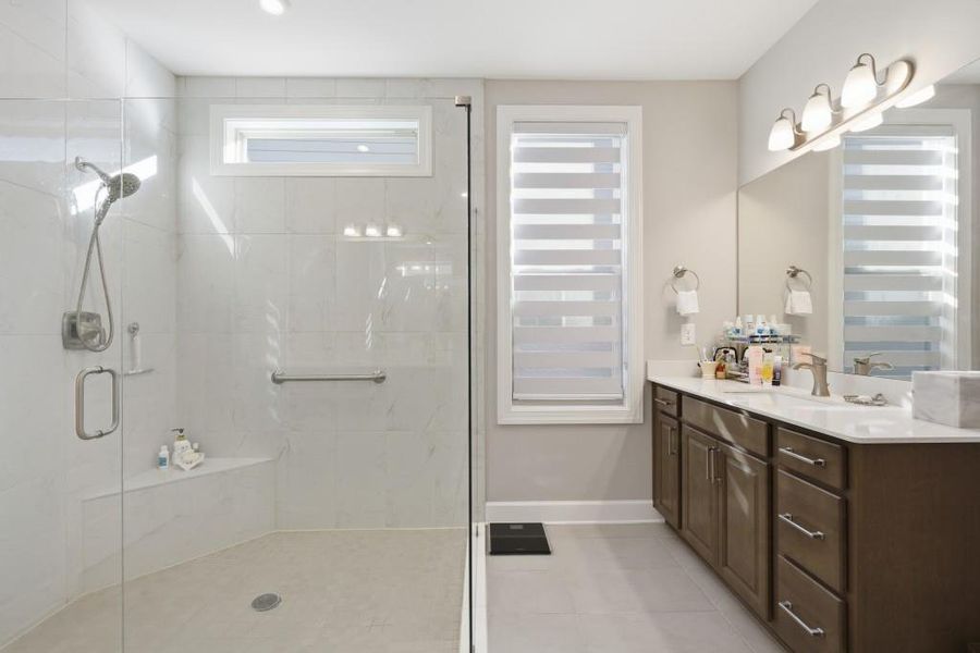 Furnished interior view inside a new home in , Hoschton (Image 32).