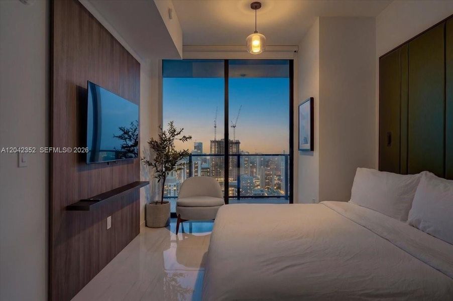 Furnished interior view inside a new home in , Miami (Image 4).