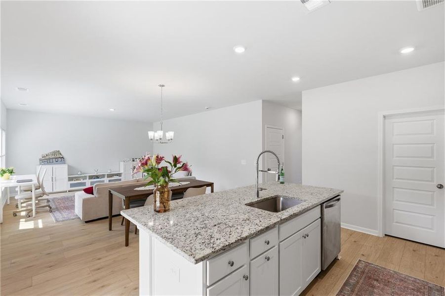 Furnished interior view inside a new home in , Bloomingdale (Image 28).