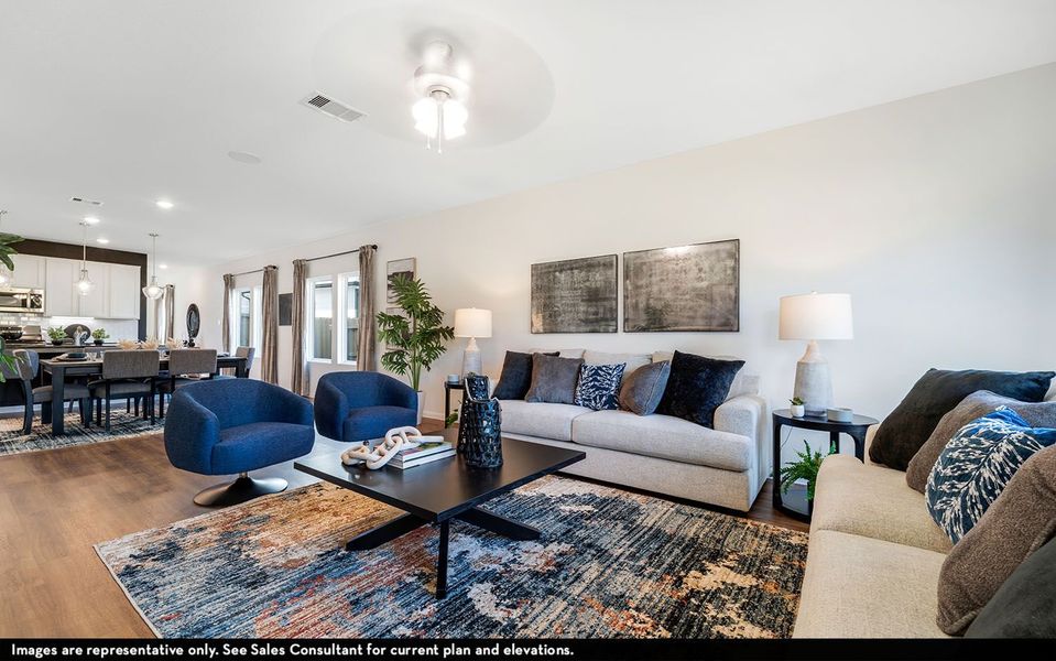 Furnished interior view inside a new home in Lago Mar, Texas City (Image 7).