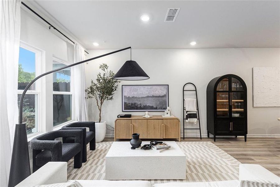 Furnished interior view inside a new home in Terrace at Riverview Landing, Mableton (Image 10).