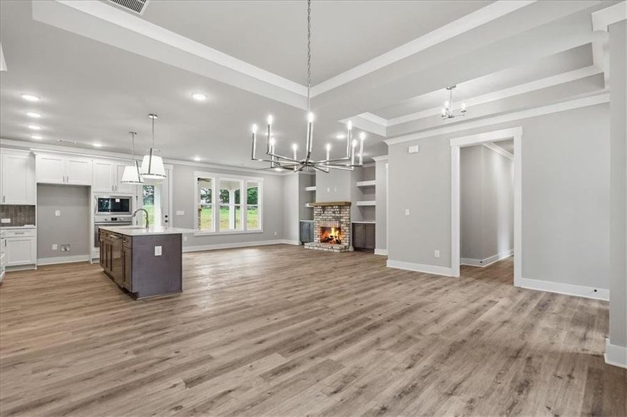 Spacious, unfurnished interior of a new home in , Statham (Image 49).