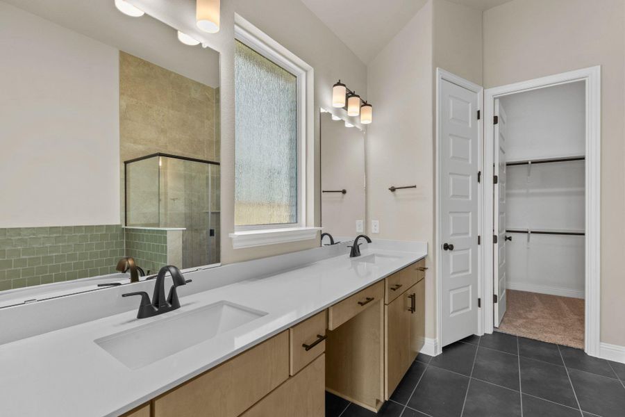 Primary Bath retreat with dual vanities