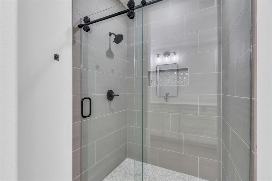 Full bath with a walk-in shower