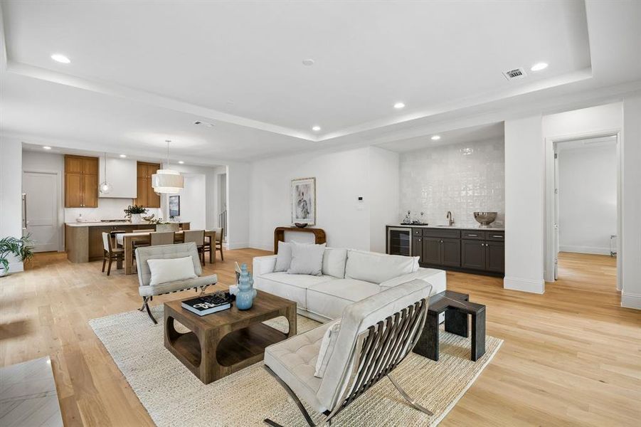 Furnished interior view inside a new home in , Dallas (Image 18). Furnished interior view inside a new home in , Dallas (Image 18).