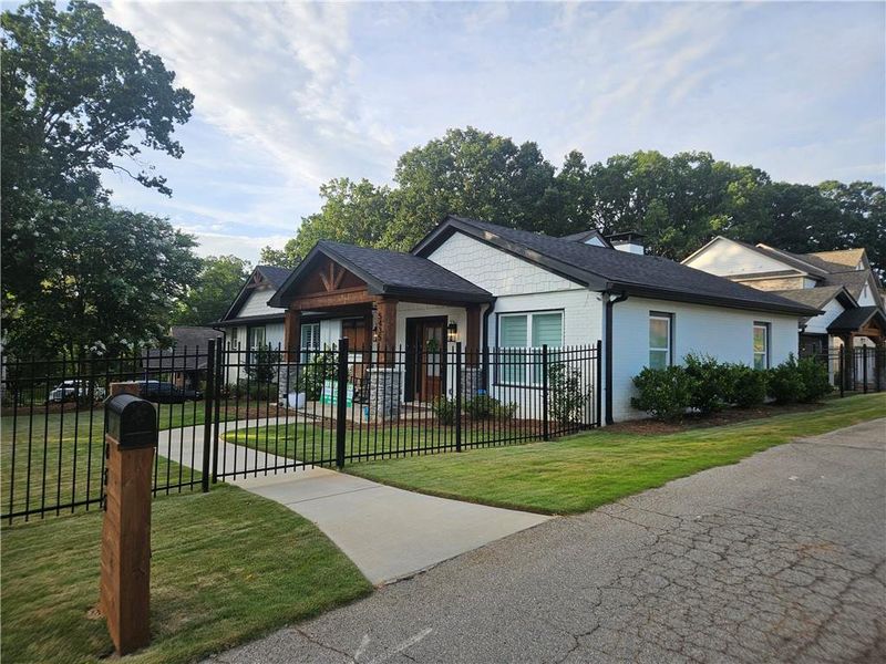 Front exterior of a new home in , Buford, GA, highlighting curb appeal (Image 28).