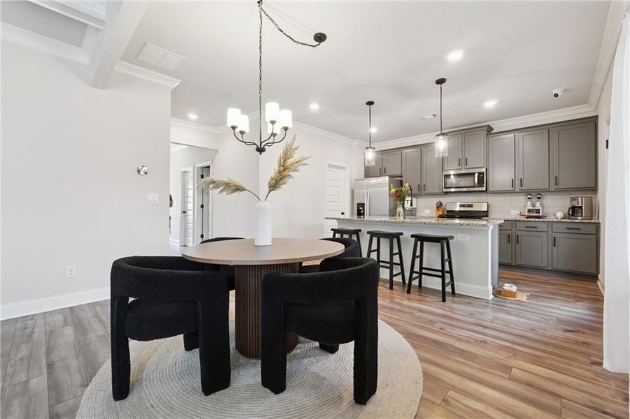 Furnished interior view inside a new home in Westgate Estates, Loganville (Image 9).