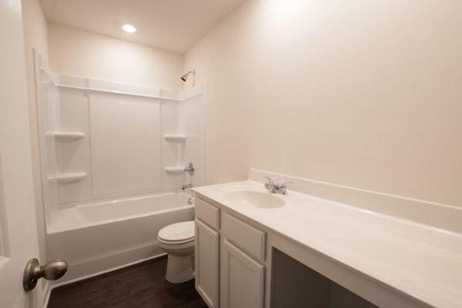 Representative furnished interior of a home built from the Fairfax by Piedmont Residential in Falls Creek, Flowery Branch (Image 7).