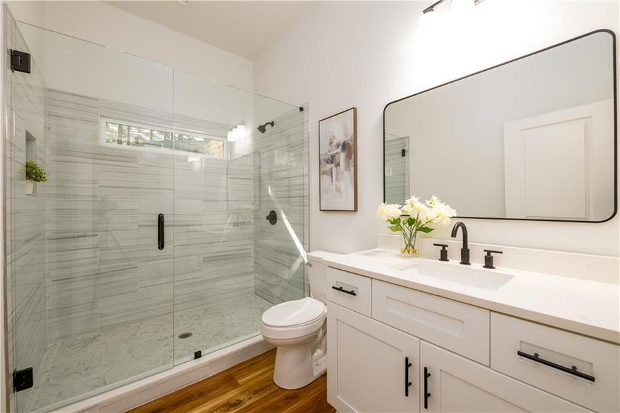 Furnished interior view inside a new home in , Atlanta (Image 34).