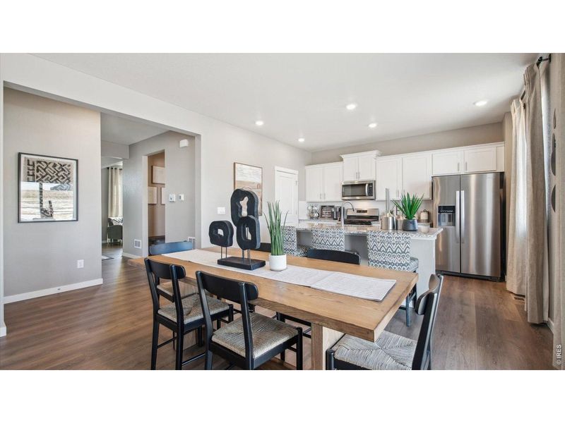 Furnished interior view inside a new home in , Fort Lupton (Image 19). Furnished interior view inside a new home in , Fort Lupton (Image 19).