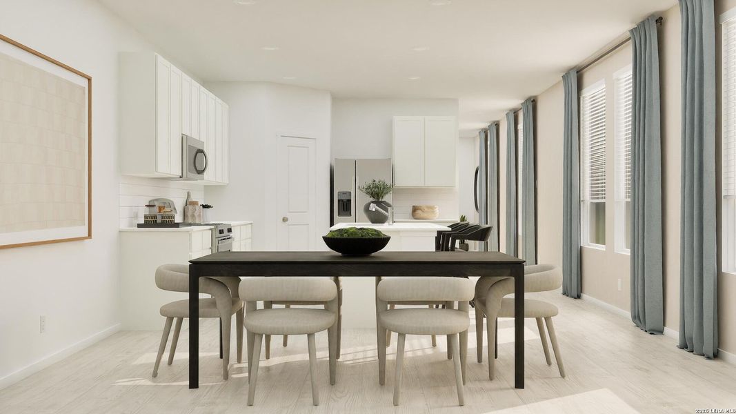 Furnished interior view inside a new home in Rose Valley, Converse (Image 29).