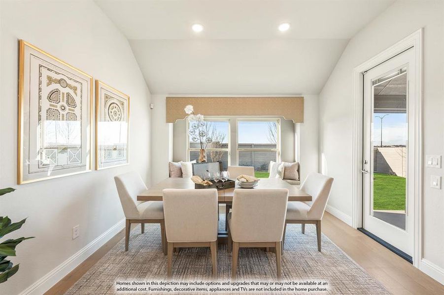 Furnished interior view inside a new home in ArrowBrooke, Aubrey (Image 7).
