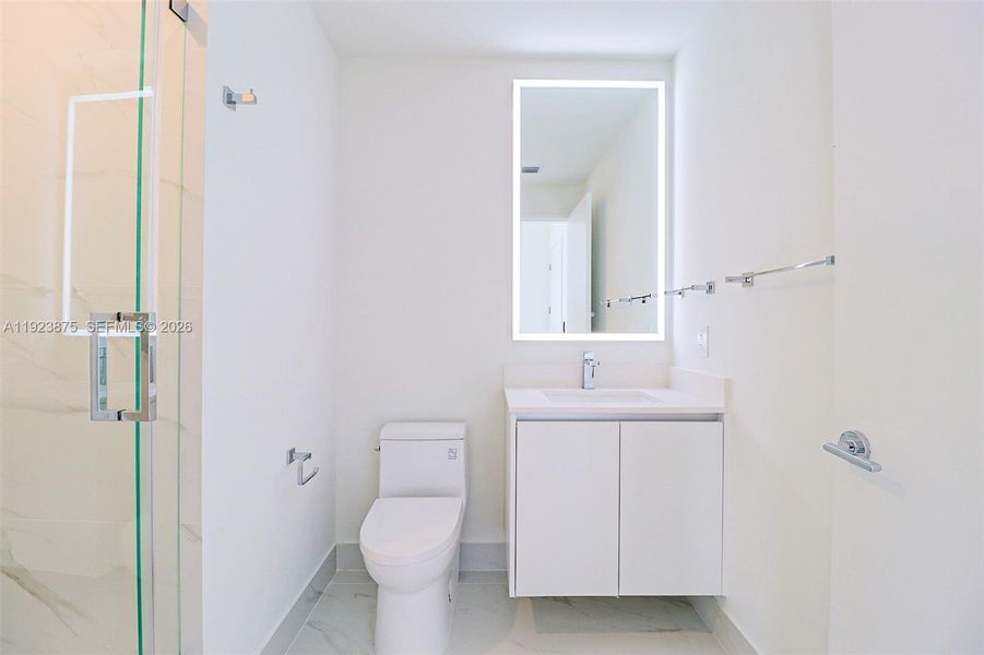 Furnished interior view inside a new home in , Miami (Image 41).