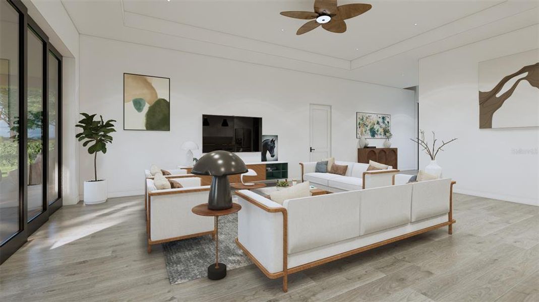 Furnished interior view inside a new home in , Rotonda West (Image 12).
