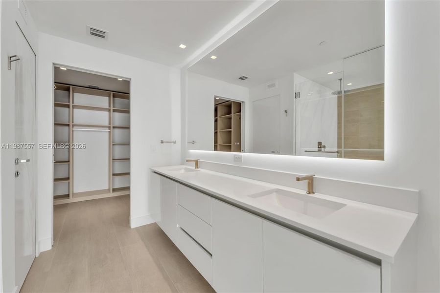 Furnished interior view inside a new home in Aria Reserve, Miami (Image 12).