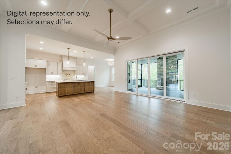 Spacious, unfurnished interior of a new home in Saddlehorn, Troutman (Image 5).