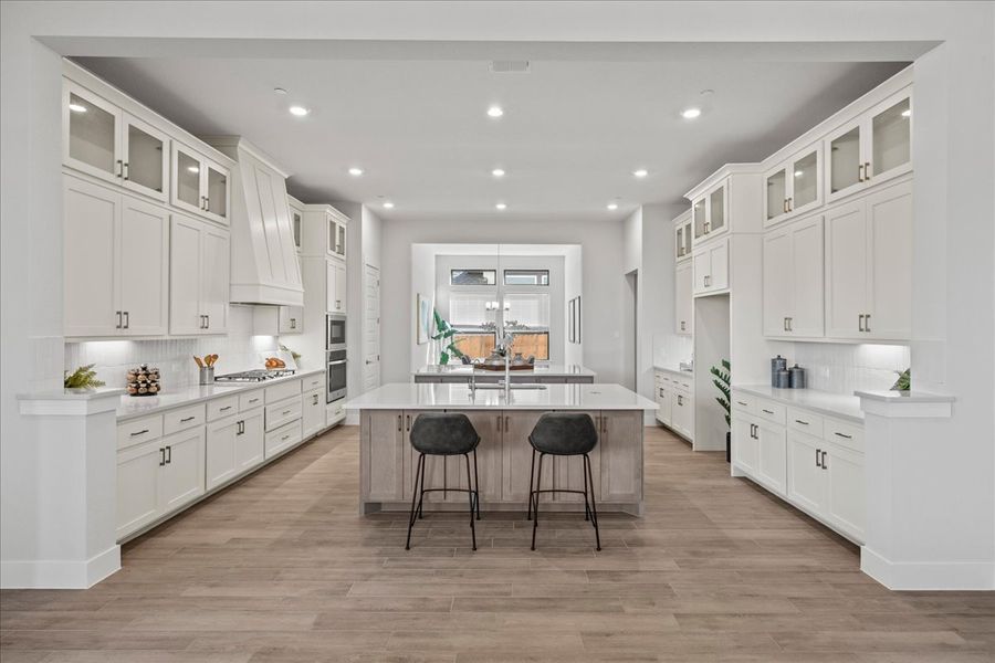 Representative furnished interior of a home built from the Bradley by Chesmar Homes in Sweetwater, Austin (Image 5).
