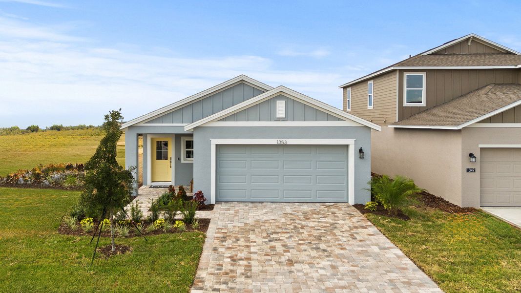 Atlantic Model front exterior by DRB Homes at Willowbrook North Atlantic Model front exterior by DRB Homes at Willowbrook North