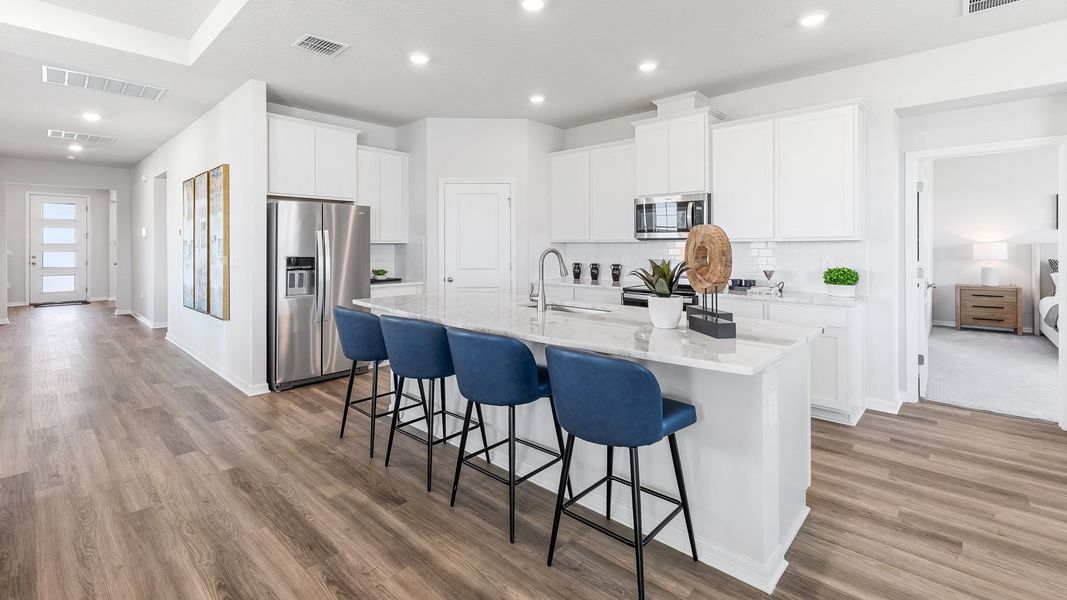 Representative furnished interior of a home built from the Camden by D.R. Horton in Solera at Lakewood Ranch, Lakewood Ranch (Image 8).