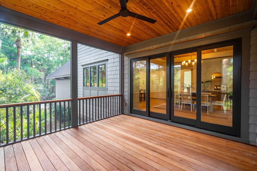 Exterior details and patio area of a home in , Kiawah Island (Image 4).