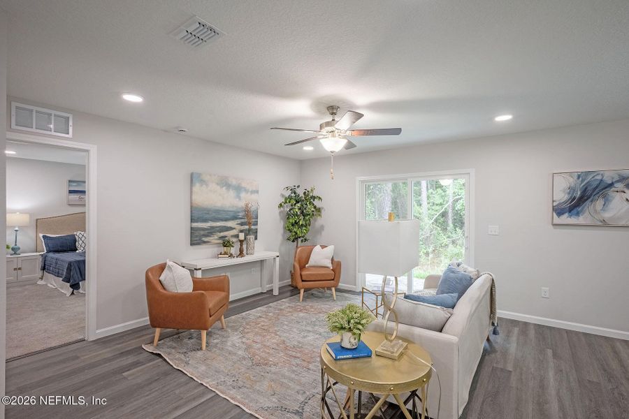 Furnished interior view inside a new home in , Jacksonville (Image 23).