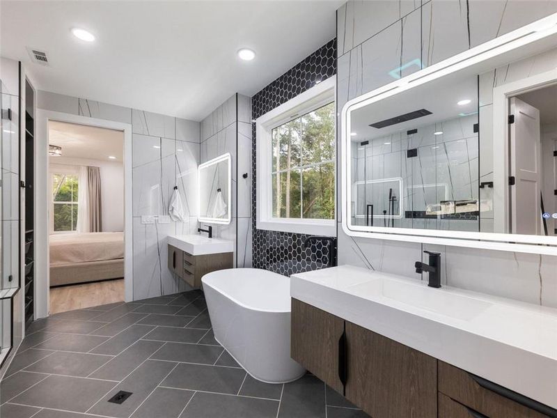 Furnished interior view inside a new home in , Cumming (Image 7).