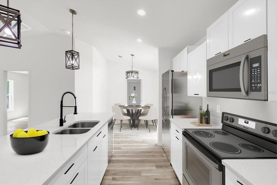 Furnished interior view inside a new home in , Ocala (Image 12).