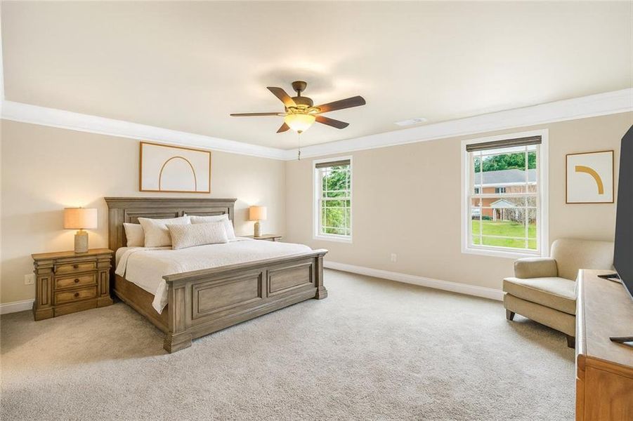 Furnished interior view inside a new home in , McDonough (Image 8).