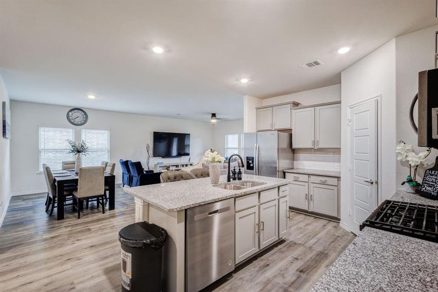 Furnished interior view inside a new home in , Aubrey (Image 33). Furnished interior view inside a new home in , Aubrey (Image 33).
