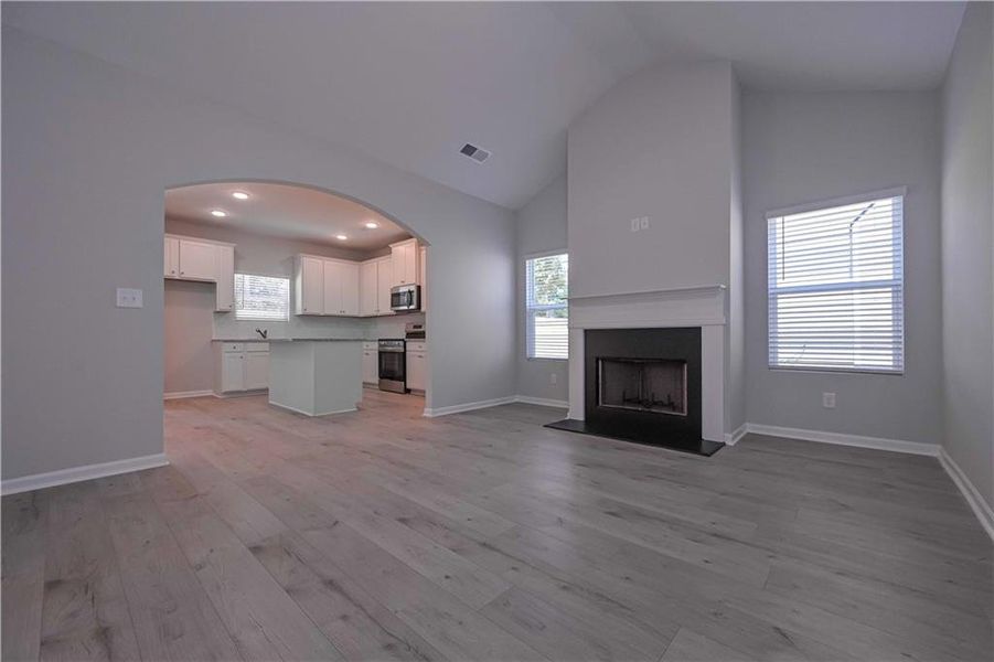 Spacious, unfurnished interior of a new home in , Villa Rica (Image 12). Spacious, unfurnished interior of a new home in , Villa Rica (Image 12).