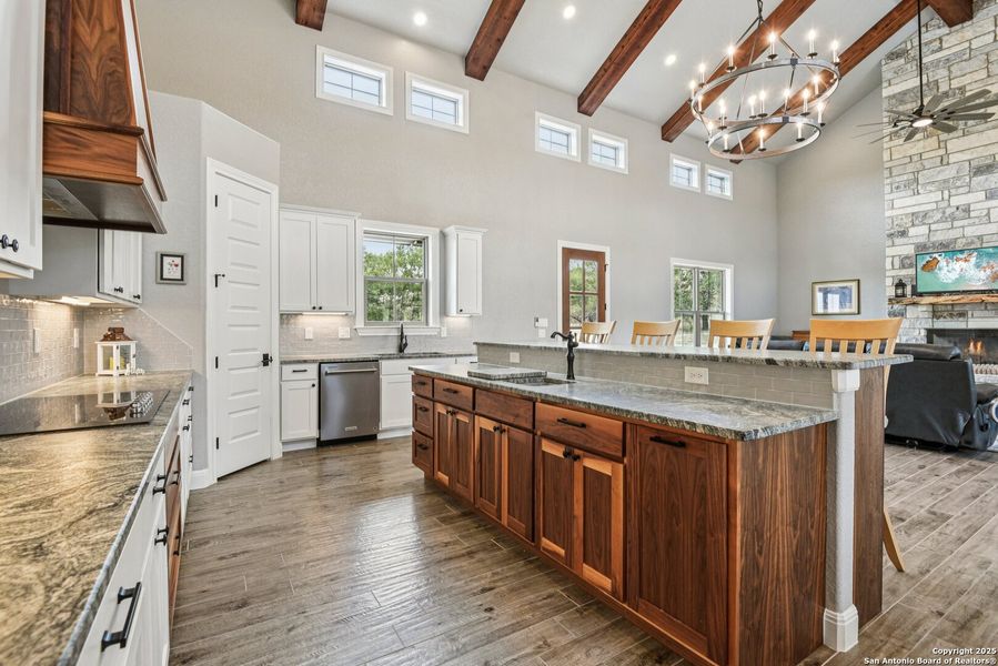 Furnished interior view inside a new home in , Adkins (Image 32).