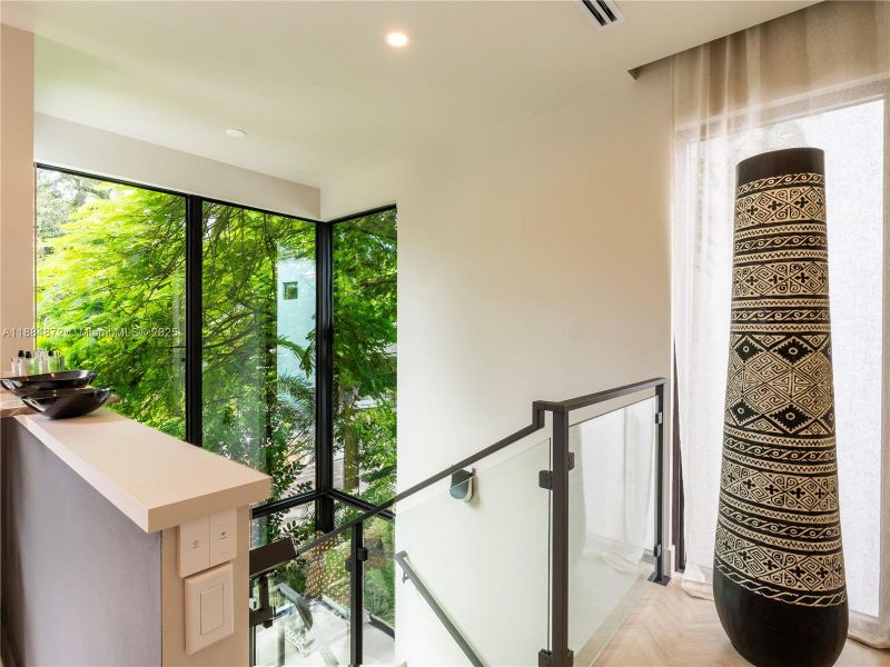 Furnished interior view inside a new home in , Miami (Image 9).