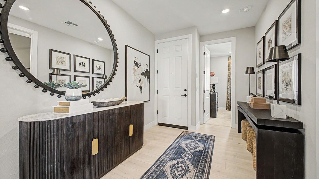 Representative furnished interior of a home built from the Jerome by DRB Homes in Magma Ranch, Florence (Image 4).