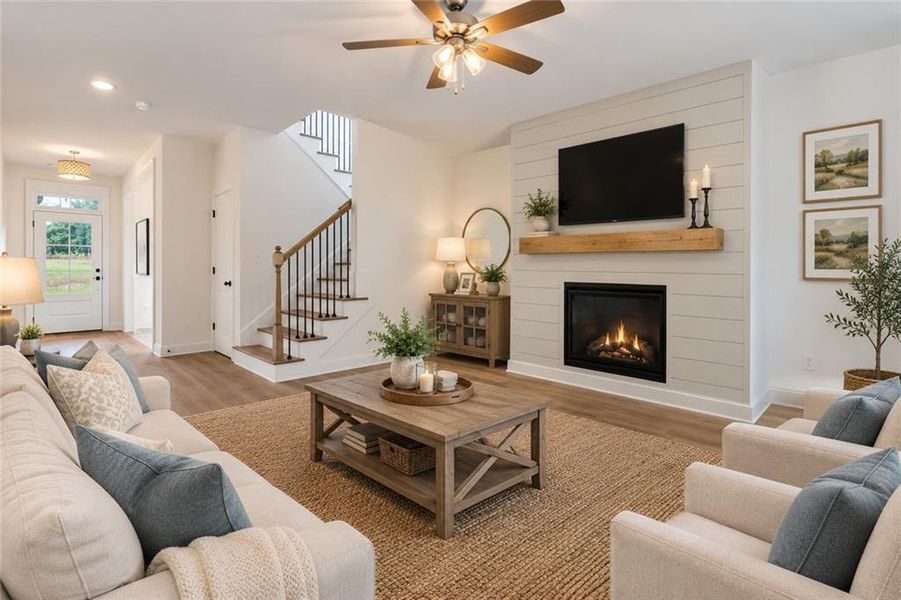 Furnished interior view inside a new home in Adams Estates, Winder (Image 12).