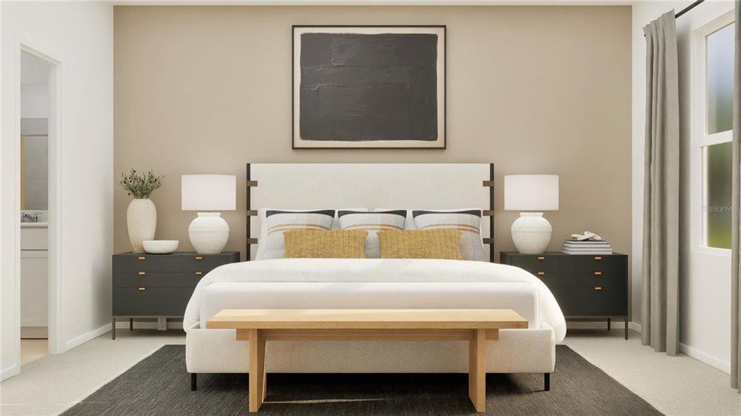 Furnished interior view inside a new home in Bridgewalk, St. Cloud (Image 16).