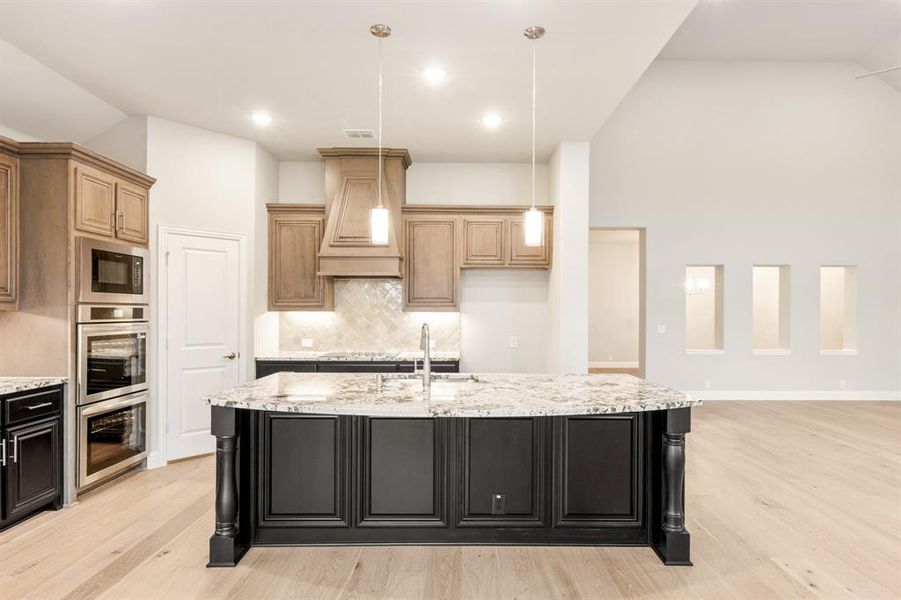 Furnished interior view inside a new home in Hayes Crossing, Midlothian (Image 13).