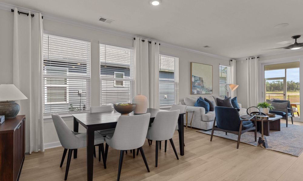 Representative furnished interior of a home built from the The Hibiscus by Chesapeake Homes in Traditions at Carolina Forest, Myrtle Beach (Image 36).