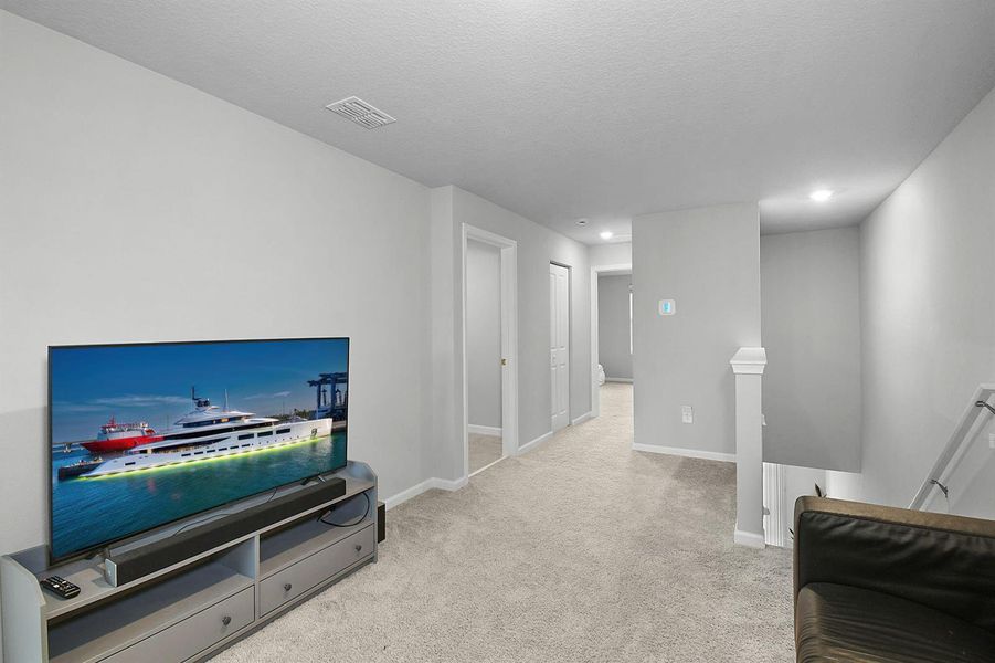 Separates Primary from Guest Bedrooms