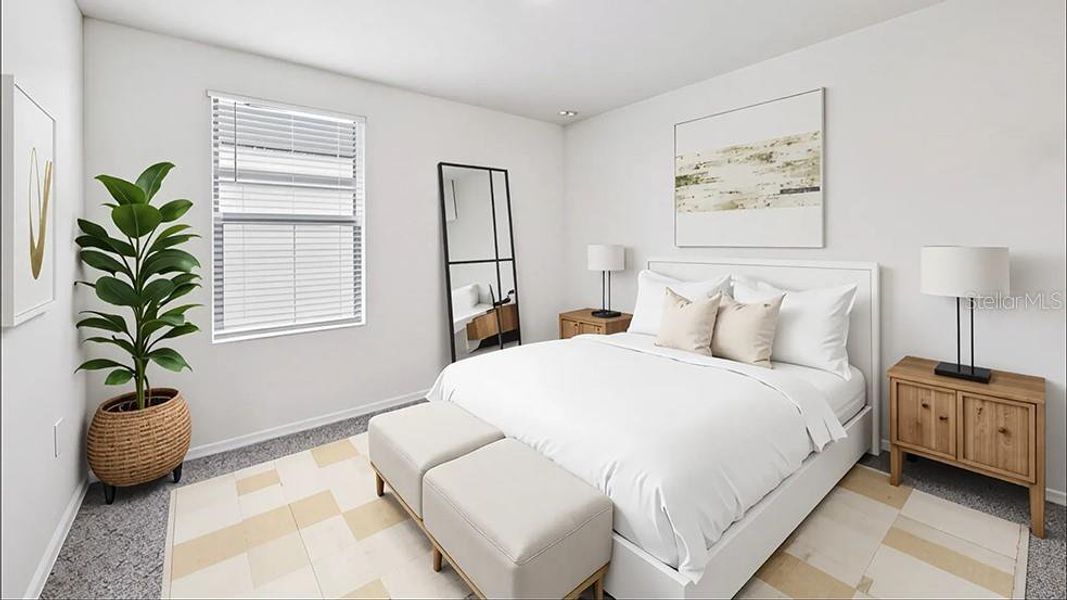 Furnished interior view inside a new home in Twisted Oaks, Wildwood (Image 12).